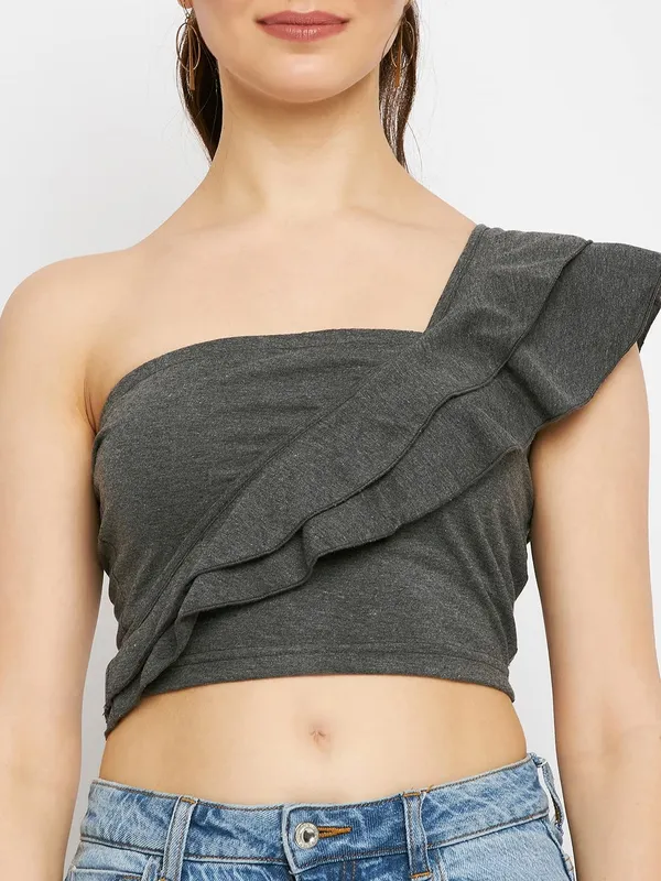 Darkgrey_Cotton_Blend_Single_Jersey_Tops