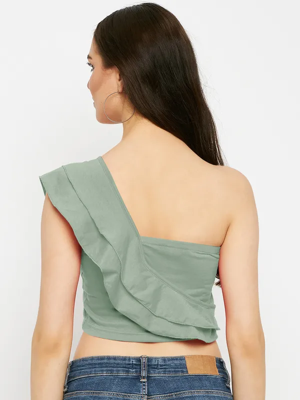 Pure_Cotton_One_Shoulder_Fitted_Crop_Top