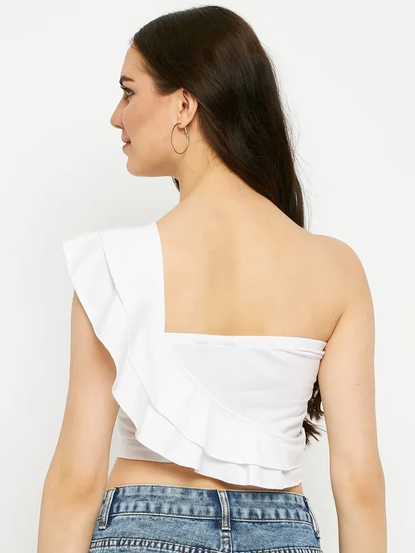 White_Cotton_Blend_Single_Jersey_Tops
