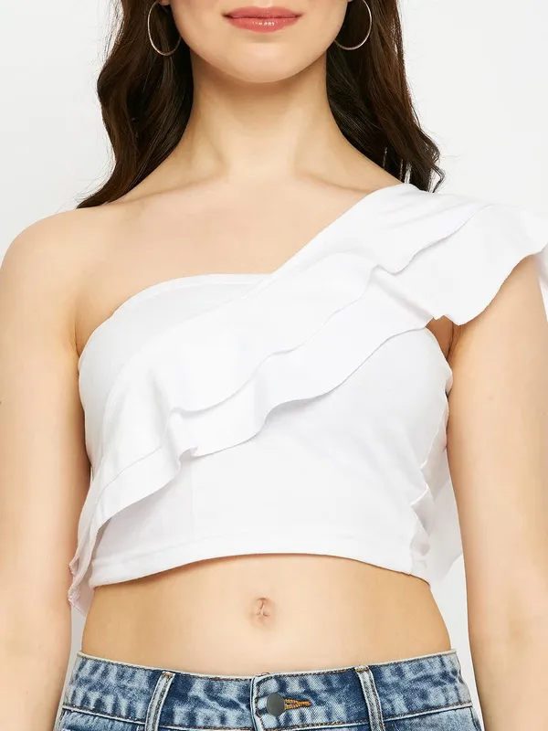White_Cotton_Blend_Single_Jersey_Tops