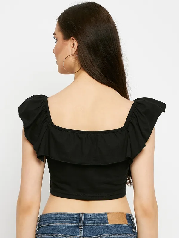 Square_Neck_Flutter_Sleeves_Pure_Cotton_Crop_Top