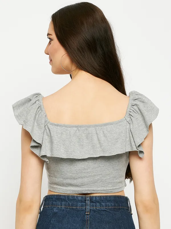 Square_Neck_Flutter_Sleeves_Pure_Cotton_Crop_Top