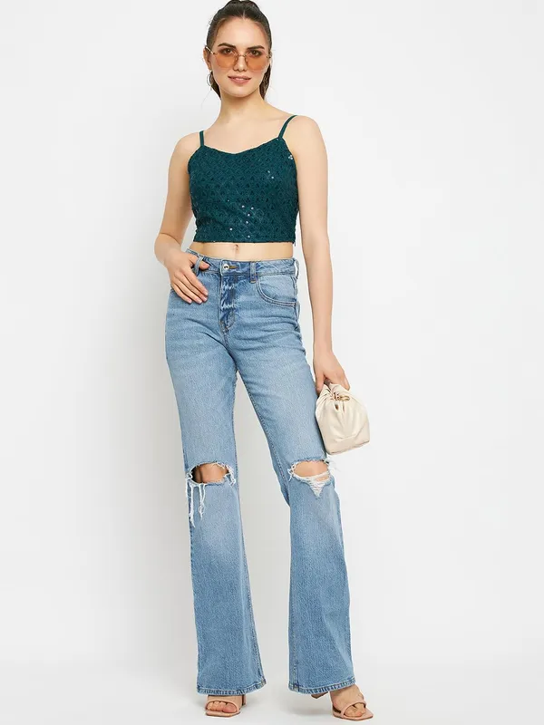 Teal_Rayon_Sequinn_Tops