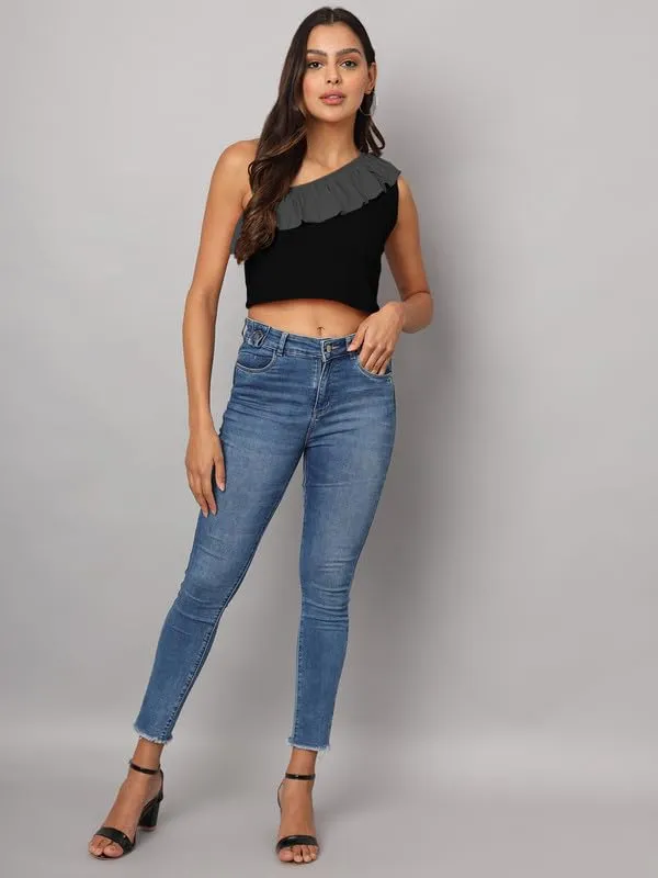 Blackdgrey_Cotton_Blend_Single_Jersey_Tops