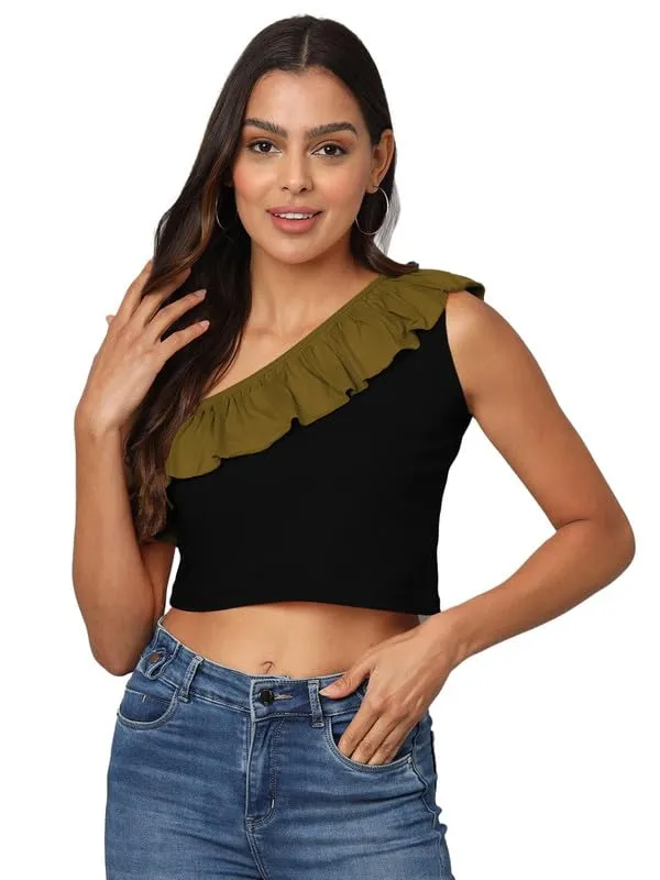 Blackolive_Cotton_Blend_Single_Jersey_Tops