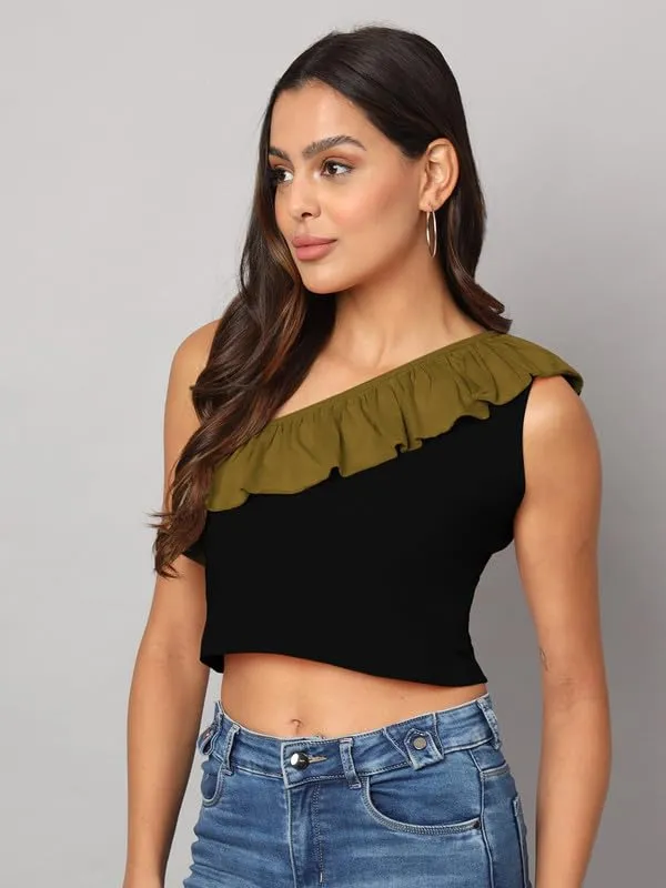Blackolive_Cotton_Blend_Single_Jersey_Tops