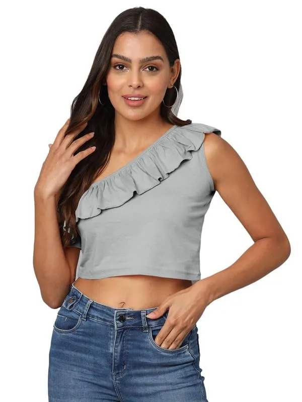 Greymelange_Cotton_Blend_Single_Jersey_Tops