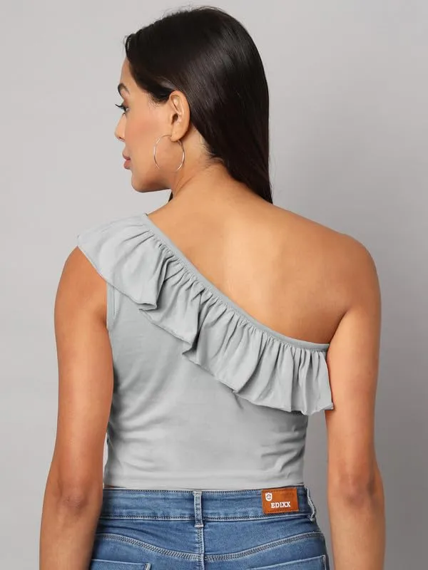 Greymelange_Cotton_Blend_Single_Jersey_Tops