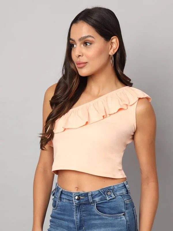 Peach_Cotton_Blend_Single_Jersey_Tops