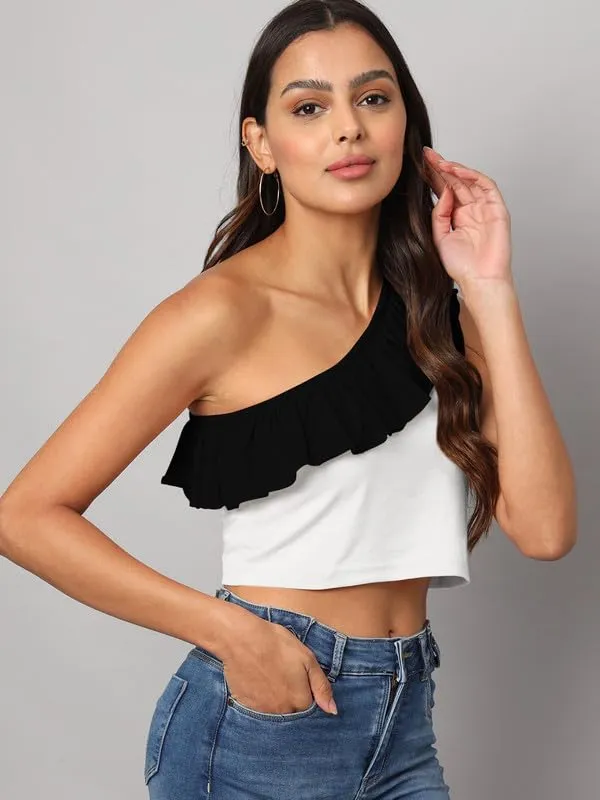 Whiteblack_Cotton_Blend_Single_Jersey_Tops