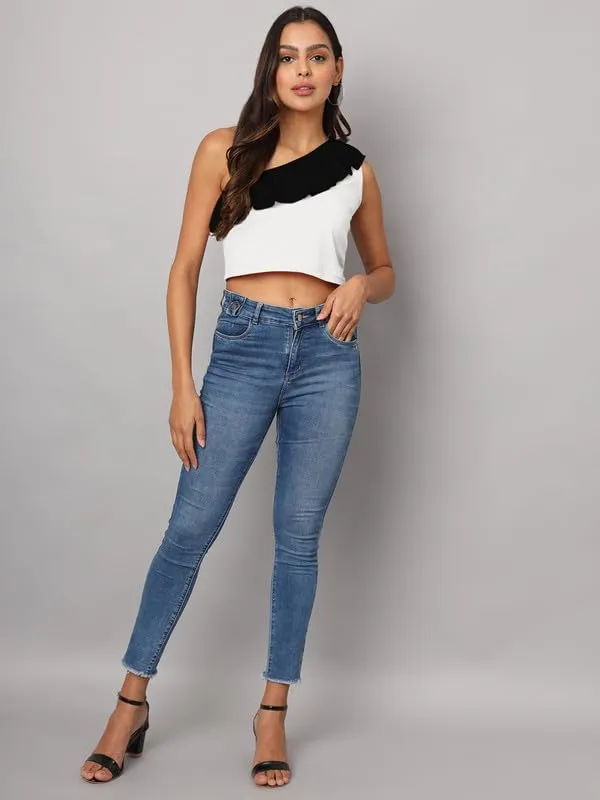 Whiteblack_Cotton_Blend_Single_Jersey_Tops
