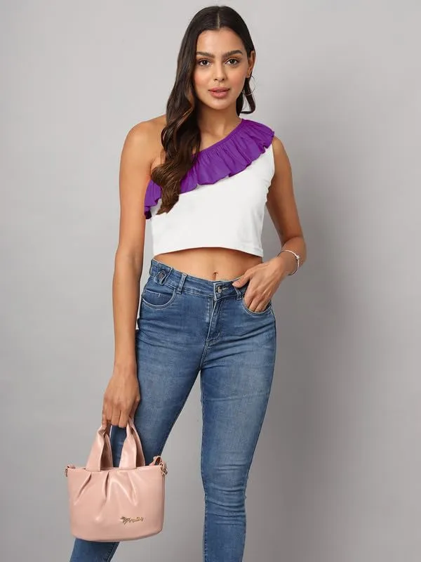 Whitepurple_Cotton_Blend_Single_Jersey_Tops
