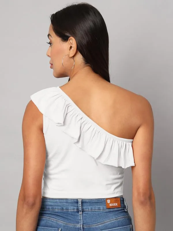White_Cotton_Blend_Single_Jersey_Tops