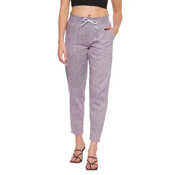 BRINNS_Comfortable_and_Stylish_Women's_Straight_Leg_Trousers_-_Mid-Rise,_Regular_Length,_Flat-Front_Design