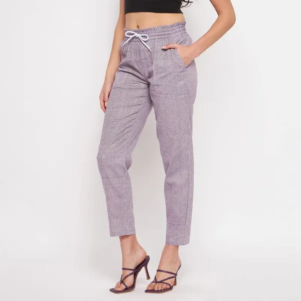 BRINNS_Comfortable_and_Stylish_Women's_Straight_Leg_Trousers_-_Mid-Rise,_Regular_Length,_Flat-Front_Design