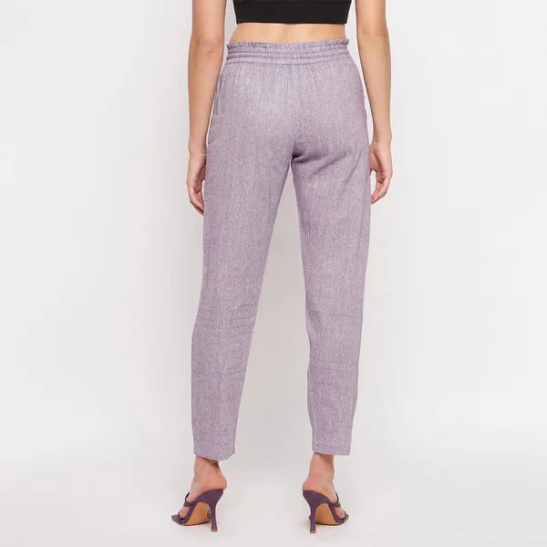 BRINNS_Comfortable_and_Stylish_Women's_Straight_Leg_Trousers_-_Mid-Rise,_Regular_Length,_Flat-Front_Design