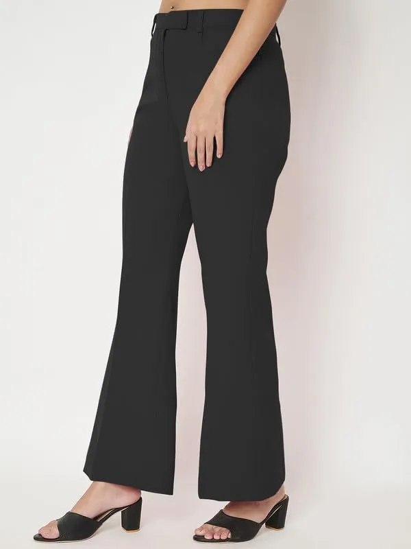 Burgundy_Polyester_Lycra_Trousers_For_Women