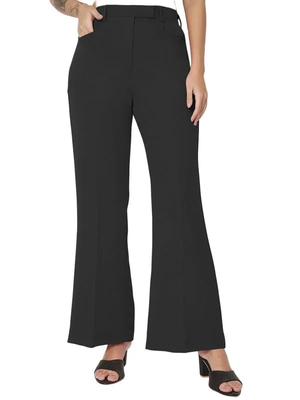 Purple_Polyester_Lycra_Trousers_For_Women