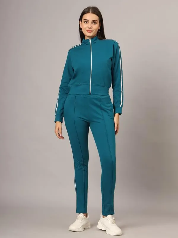 Teal_Cotton_Loop_Teri_Track_Pants
