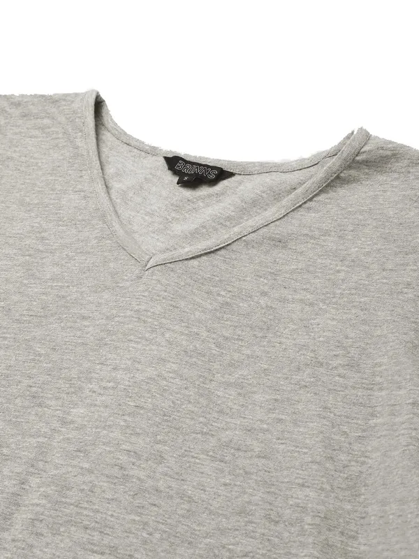 Greymelange_Cotton_Blend_Single_Jersey_Tshirts