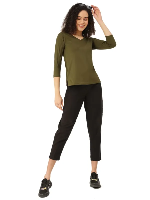 Olive_Cotton_Blend_Single_Jersey_Tshirts