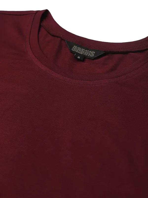 BRINNS_Women_Burgundy_T-Shirt