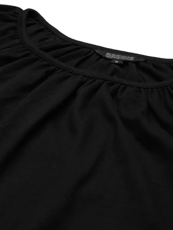 Black_Cotton_Blend_Single_Jersey_Tops