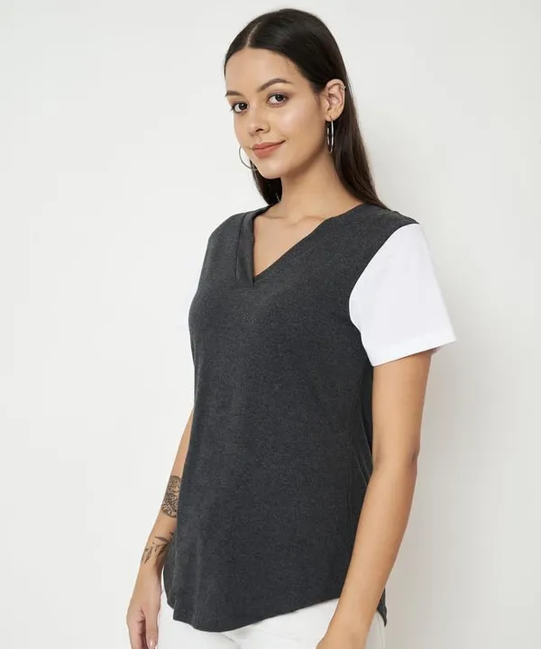 Dgreywhite_Cotton_Blend_Single_Jersey_Tshirts