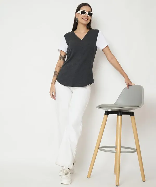Dgreywhite_Cotton_Blend_Single_Jersey_Tshirts