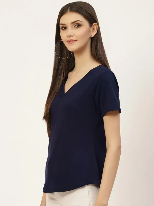 Navy_Cotton_Blend_Single_Jersey_Tshirts