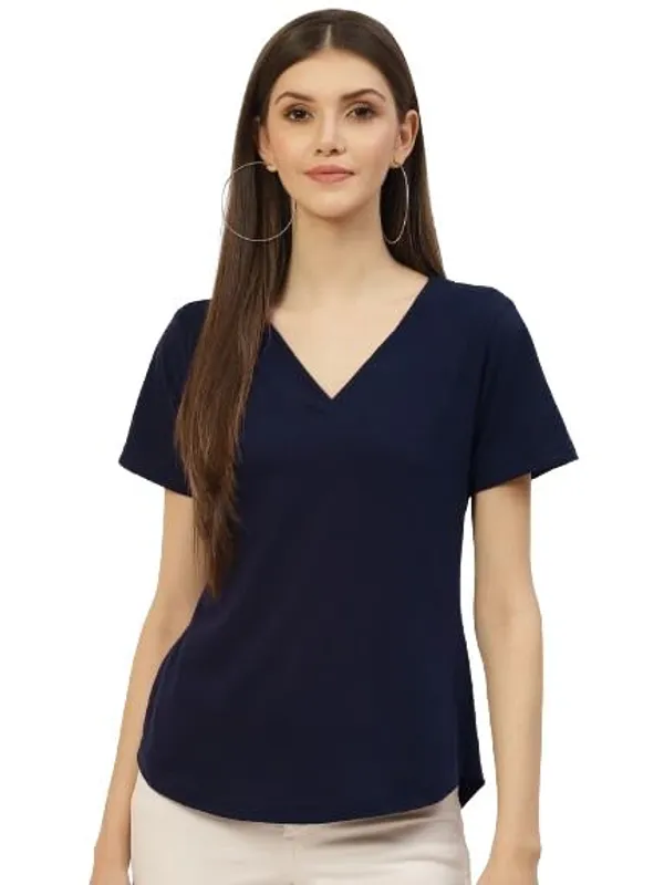 Navy_Cotton_Blend_Single_Jersey_Tshirts