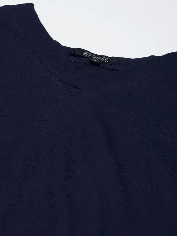 Navy_Cotton_Blend_Single_Jersey_Tshirts