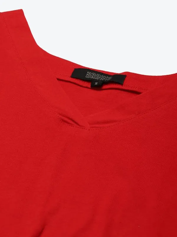 Red_Cotton_Blend_Single_Jersey_Tshirts