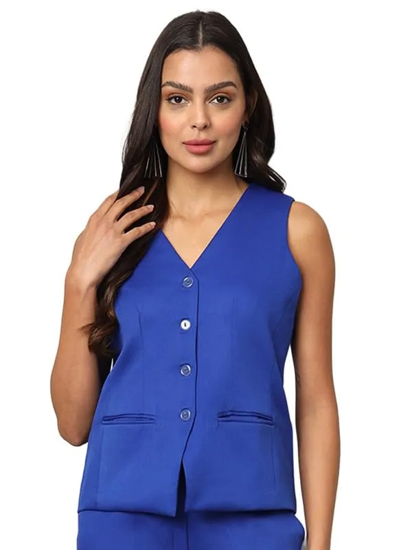 Blue_Polyester_Lycra_Waistcoat