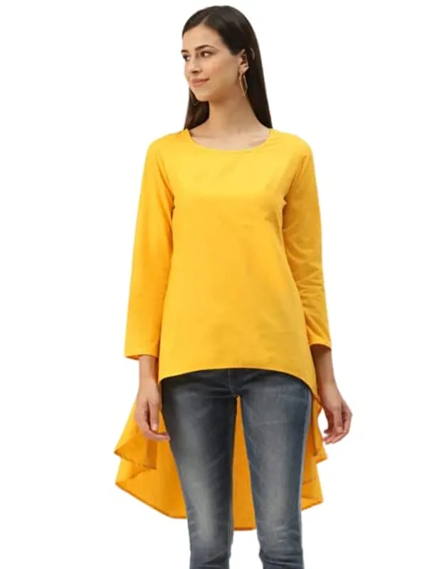 Mustard_Cotton_Poplin_Tops_For_Women