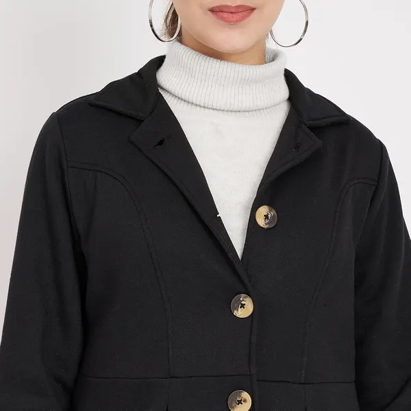 Black_Cotton_Blend_Fleece_Coats_For_Women