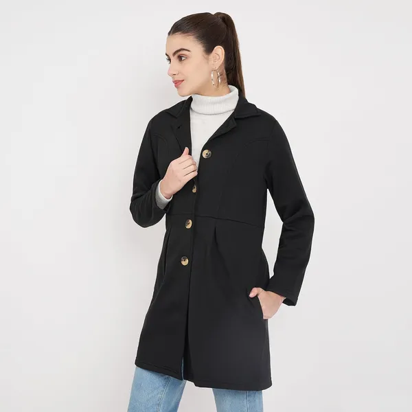 Charcoal_Cotton_Blend_Fleece_Coats_For_Women