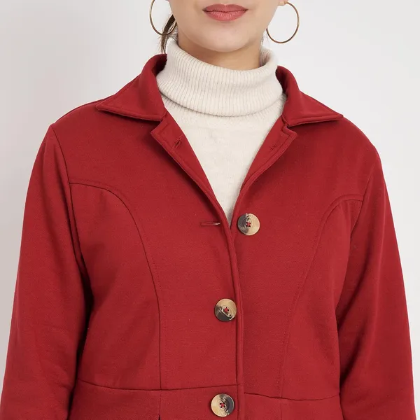 BRINNS_Women's_Polycotton_Fleece_Full_Sleeve_Coat:_Cozy_Elegance_for_Every_Season