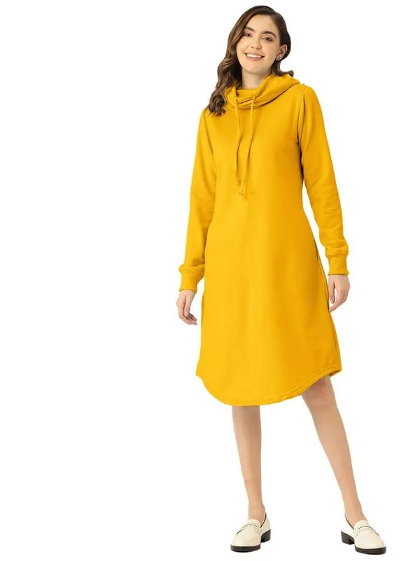 Plus_Size_Hooded_Cowl_Neck_Cuffed_Sleeves_Jumper_Dress