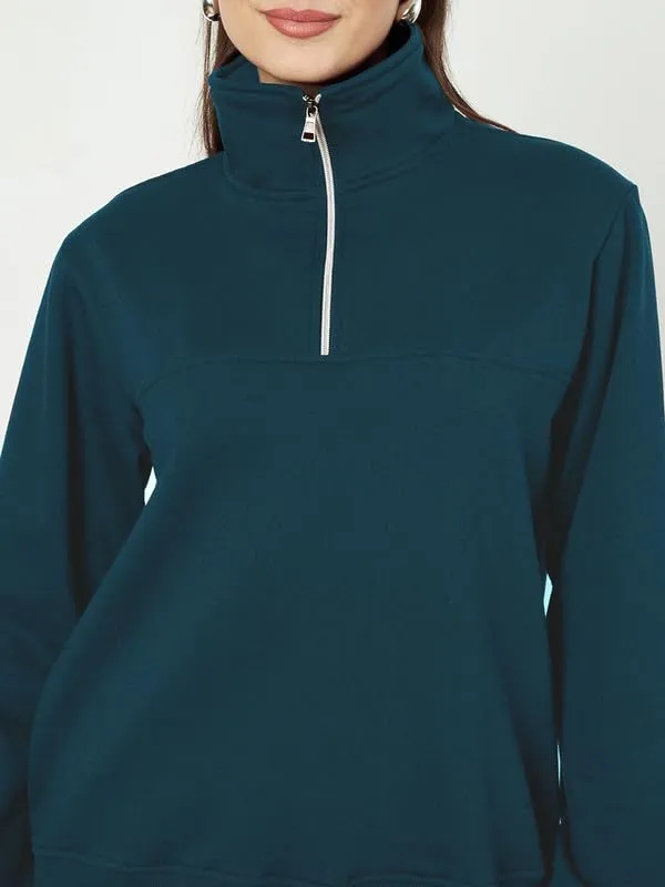 Turq_Cotton_Blend_Fleece_Jackets_For_Women