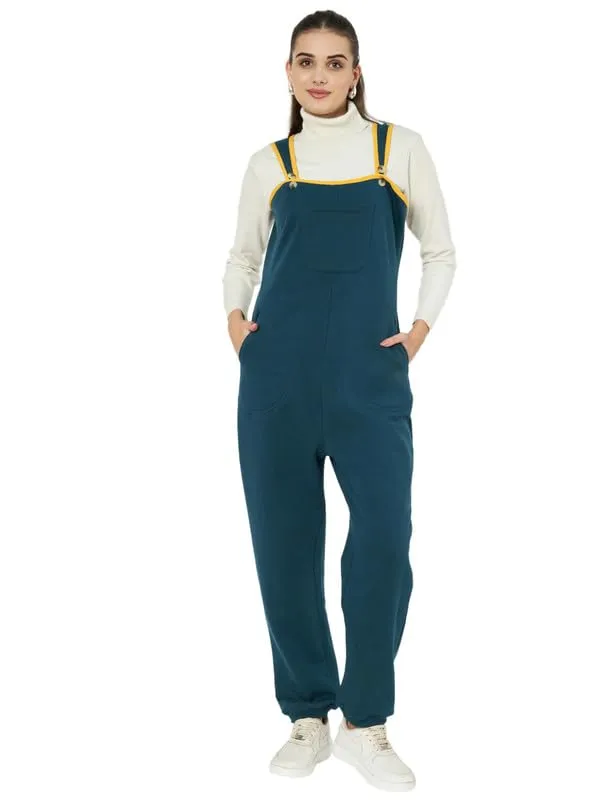 Mintmust_Cotton_Blend_Fleece_Dungarees_For_Women