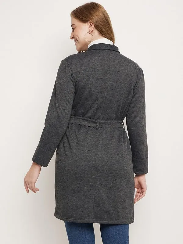 Charcoal_Cotton_Blend_Fleece_Coats_For_Women