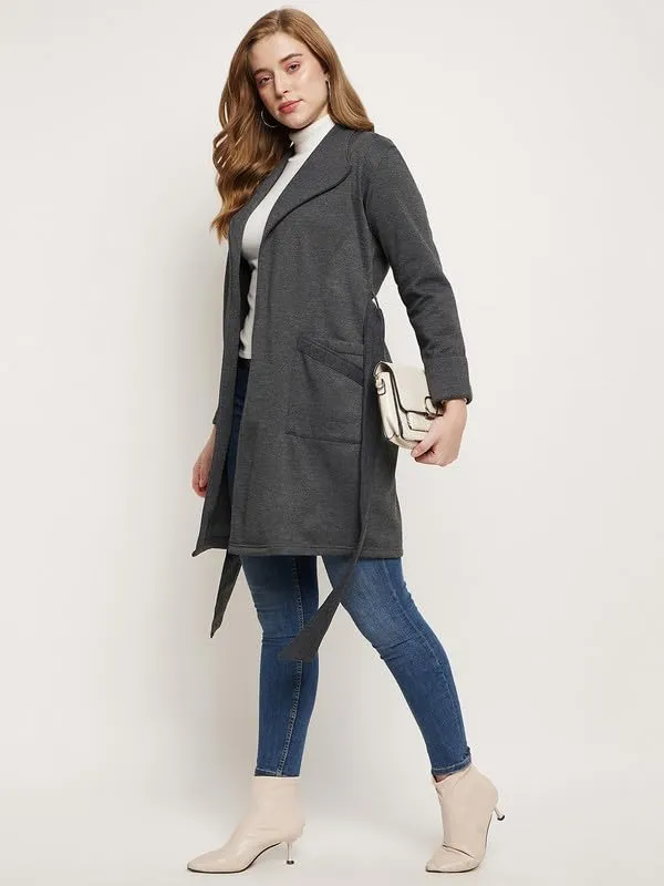 Charcoal_Cotton_Blend_Fleece_Coats_For_Women