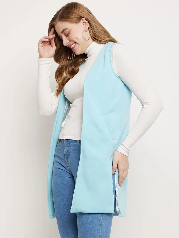 Turq_Cotton_Blend_Fleece_Shrug_For_Women