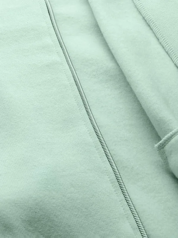 Collarless_Solid_Fleece_Casual_Bomber_Jacket