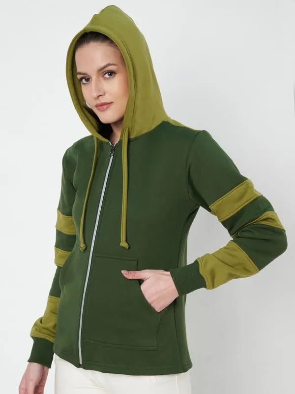 Teal_Blue_&_Burgundy_Striped_Fleece_Hooded_Sweat-shirt