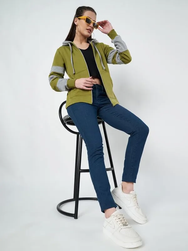 Teal_Blue_&_Burgundy_Striped_Fleece_Hooded_Sweat-shirt