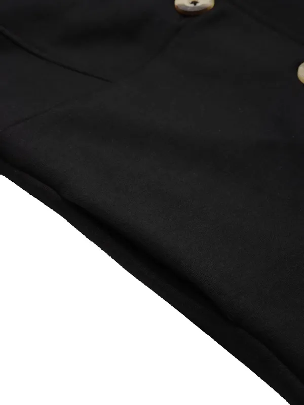 Black_Cotton_Blend_Fleece_With_Lining_Coats_For_Women