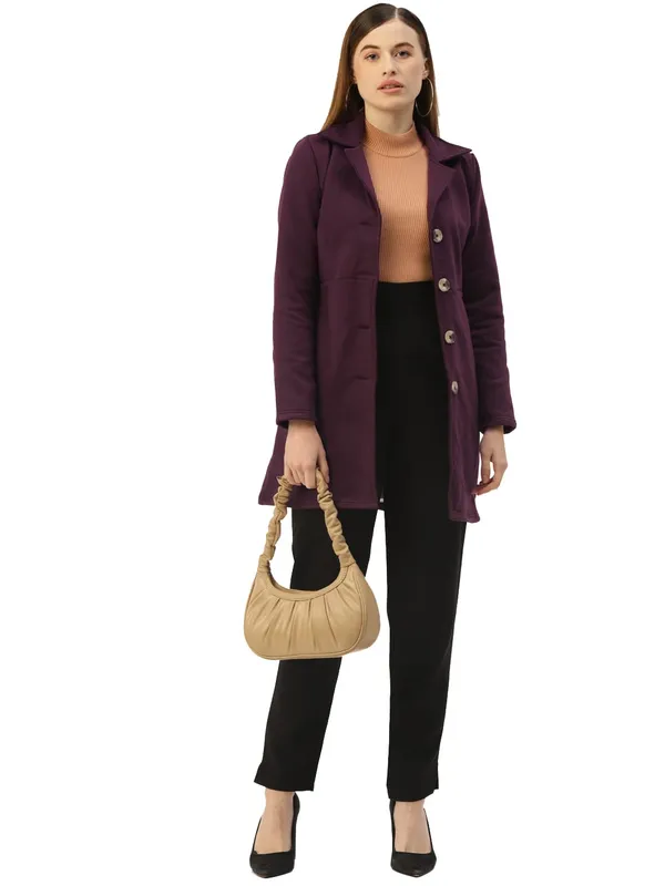Plum_Cotton_Blend_Fleece_With_Lining_Coats_For_Women