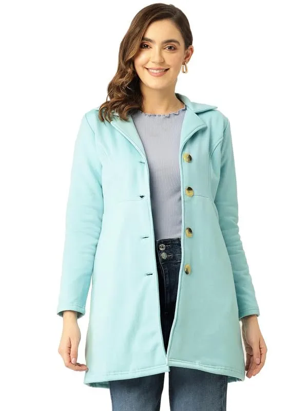 Turq_Cotton_Blend_Fleece_With_Lining_Coats_For_Women